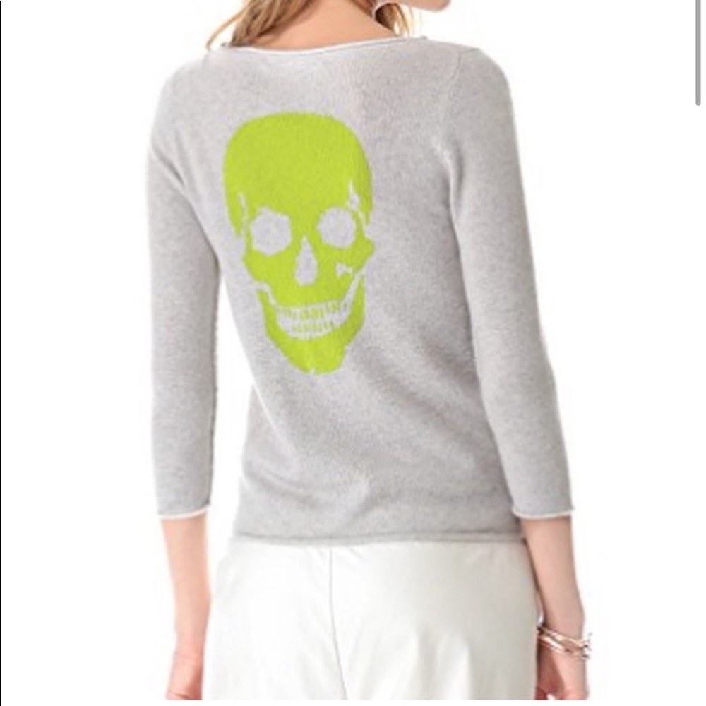 Skull cashmere sweater!